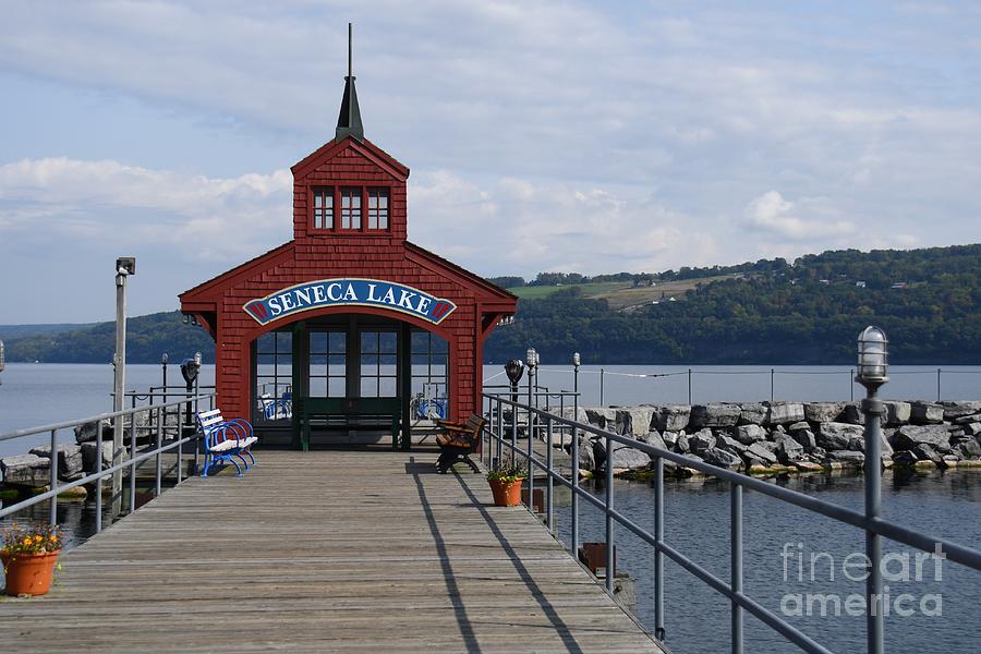 Seneca Lake Pier Photograph By Susan Bonner - Fine Art America