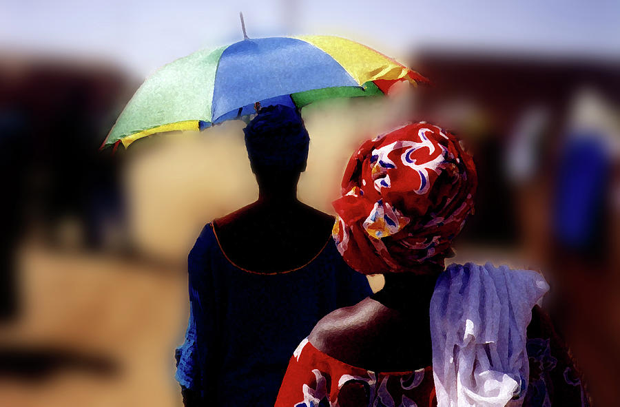 Senegal Sunbrella No 2 Photograph by Wayne King