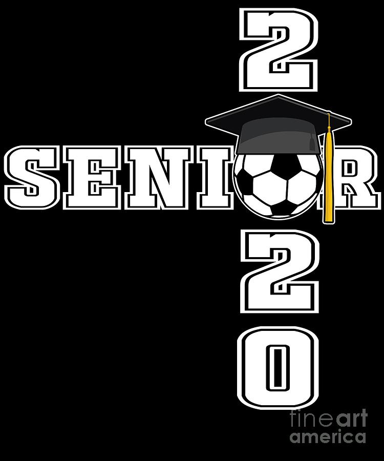 Senior 2020 Soccer Players High School Graduation Gift Digital Art by Martin Hicks