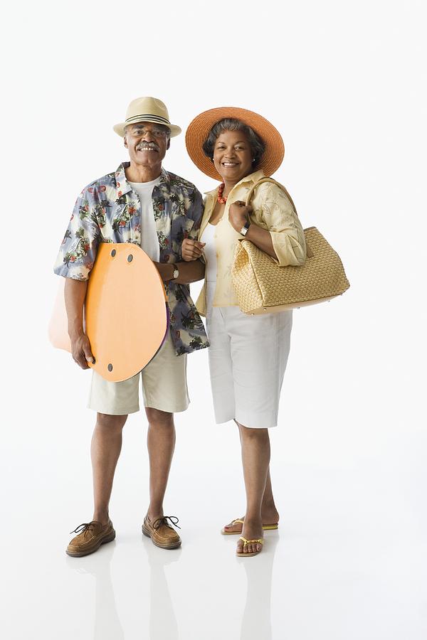 Senior African couple on vacation Photograph by Jose Luis Pelaez Inc