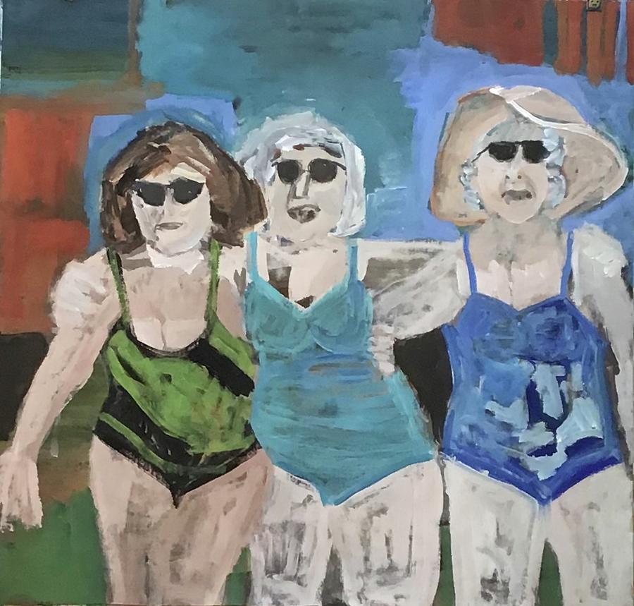 Senior Painting - Senior Sisterhood #8 by Patricia Ganek