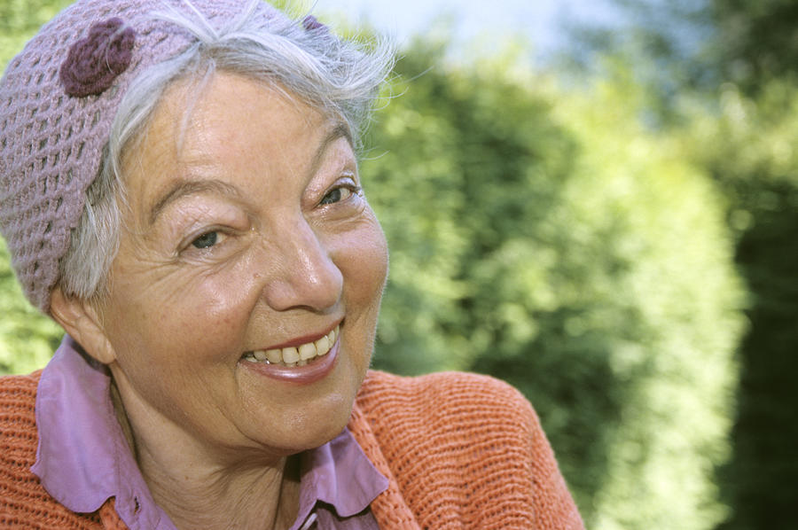 Senior woman smiling, close up Photograph by Petrol