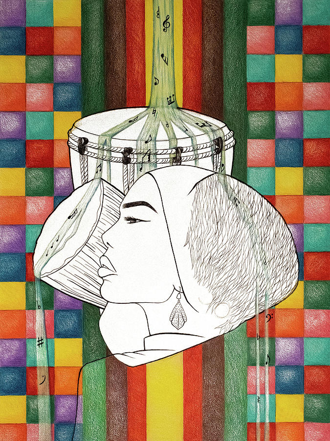 Sense Of Self Mixed Media by Sherell Marie Sense Of Self Mixed Media by Sherell Marie