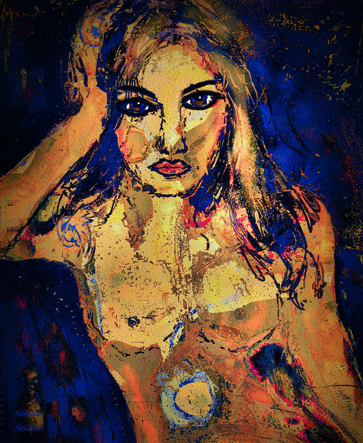 Sensual Beauty Painting by Natalie Holland