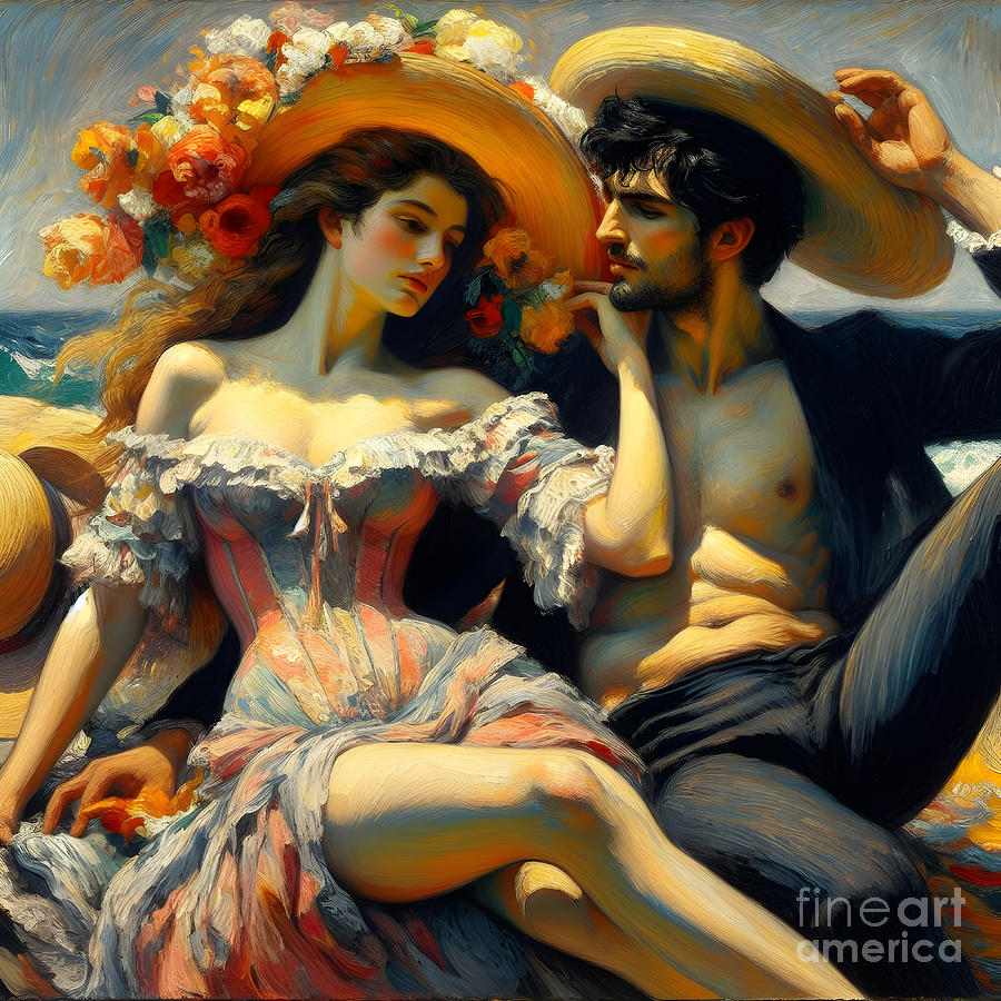 Sensual Couple - 4 by Evocative Art