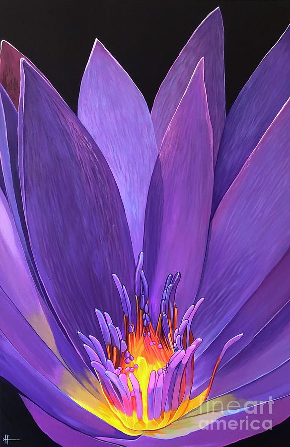 Flowers Still Life Painting - Sensual World by Hunter Jay