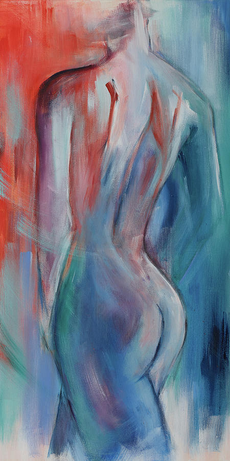 Nude Painting - Sensuelle by Elise Palmigiani