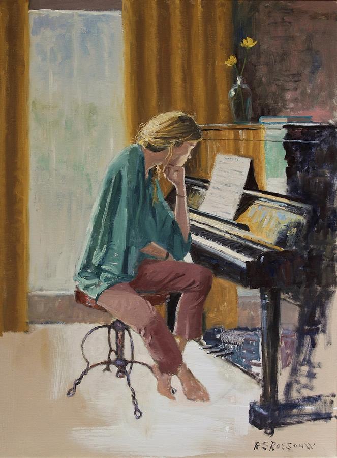 Sentimental Mood Painting by Roelof Rossouw