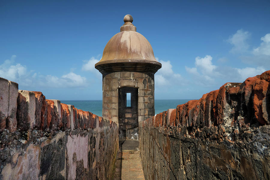Sentry Box, Old San Juan, Puerto Rico Photograph by Phil Cardamone