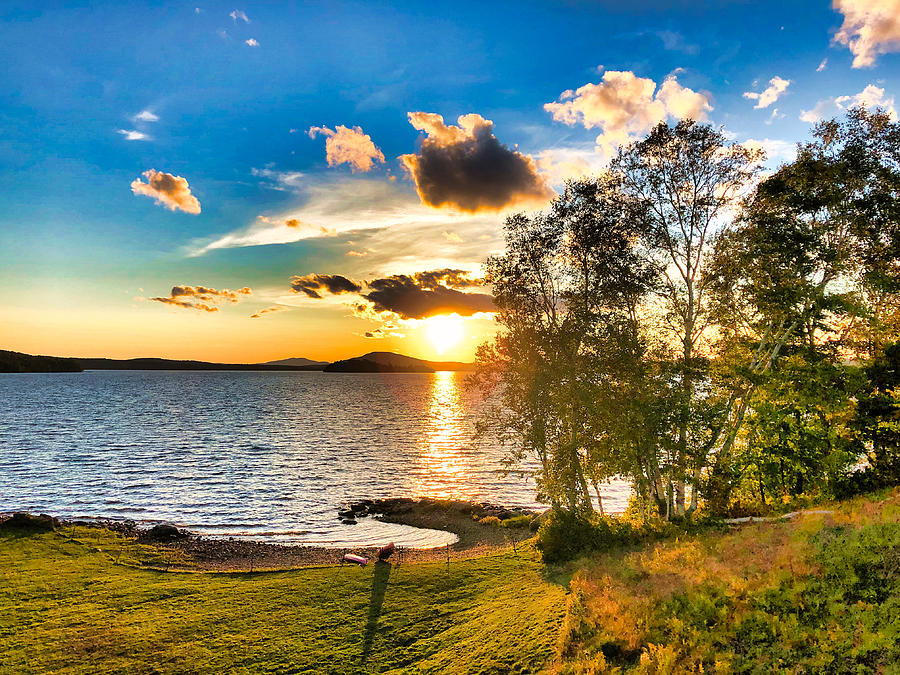 September Maine Sunset Photograph by Russel Considine