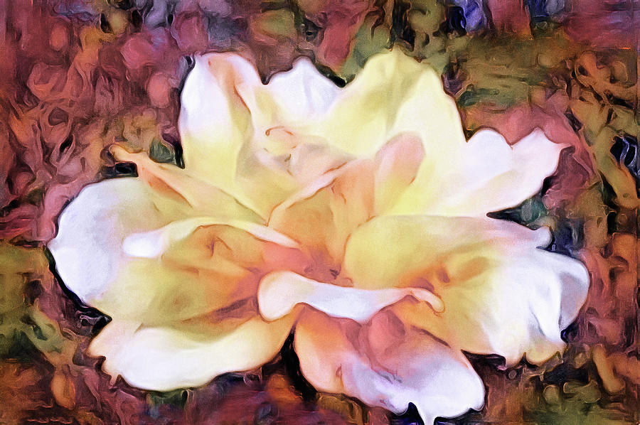 September Rose Pastel by Susan Maxwell Schmidt