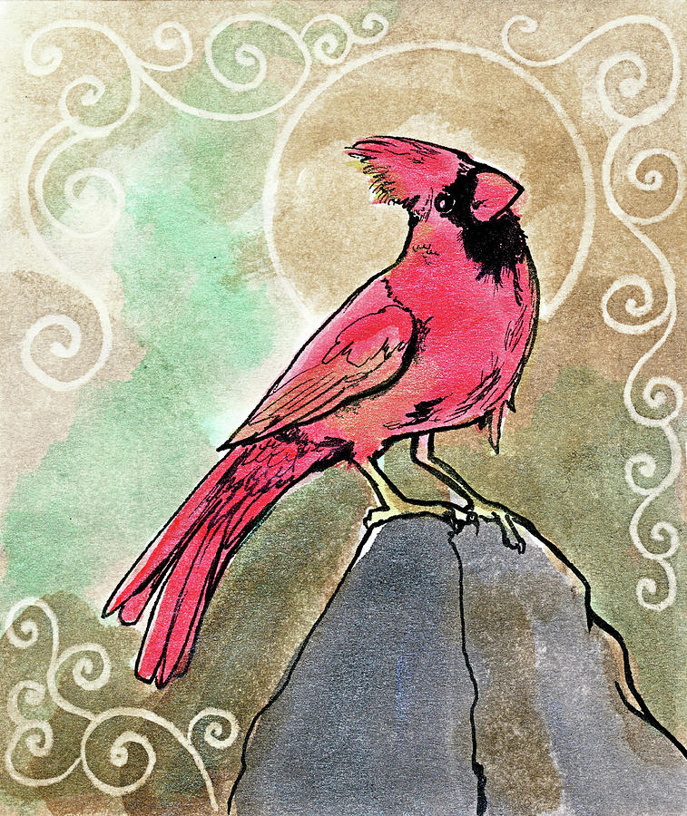 Septembird Cardinal 2018 Drawing