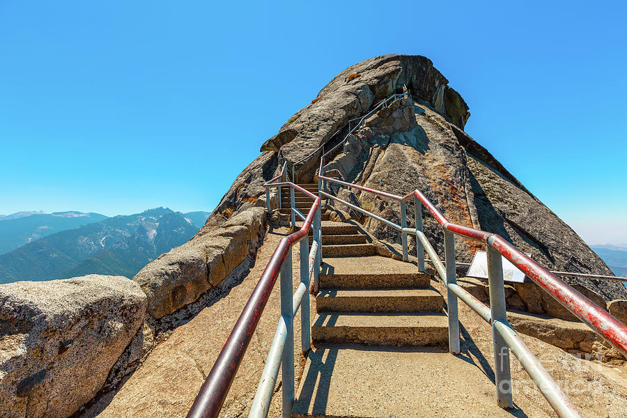 Sequoia National Park Moro Rock Trail Photograph by Benny Marty