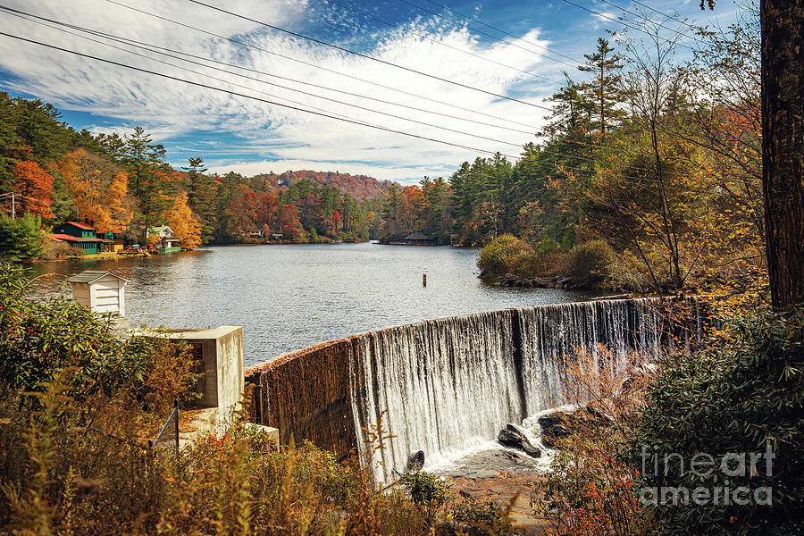 Sequoyah Falls - Highlands, North Carolina Photograph by Joan McCool ...