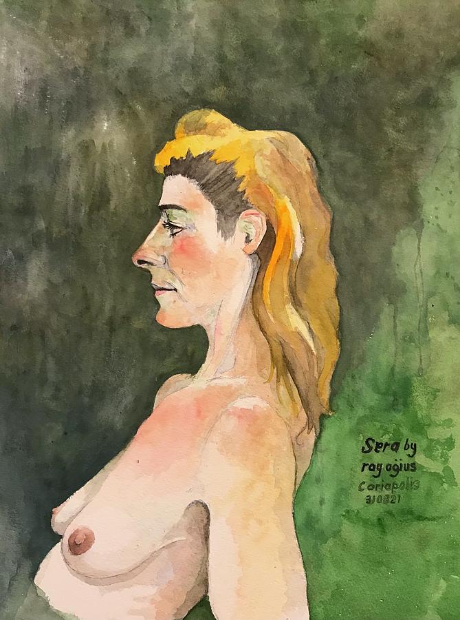 Sera Profile Painting by Ray Agius