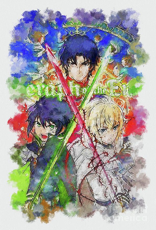 Seraph Of The End Yuichiro Hyakuya Mikaela Hyakuya Guren Ichinose Mixed ...