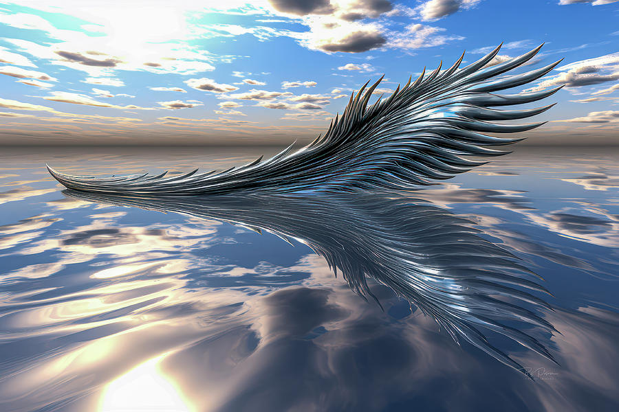 Seraphic Reflection Digital Art by Bill Posner