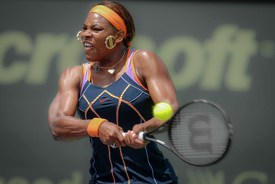 Serena Williams Photograph by Lou Novick