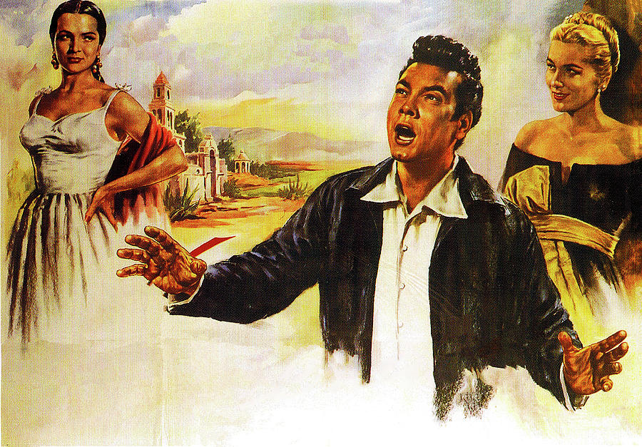 Vintage Painting - Serenade, 1956, movie poster painting by Movie World Posters