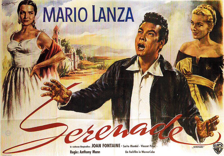 Vintage Mixed Media - Serenade, 1956 by Movie World Posters
