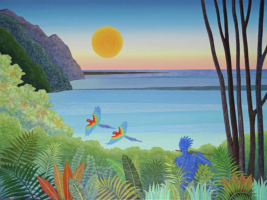 Serenade at Sunset Painting by Jennifer Baird