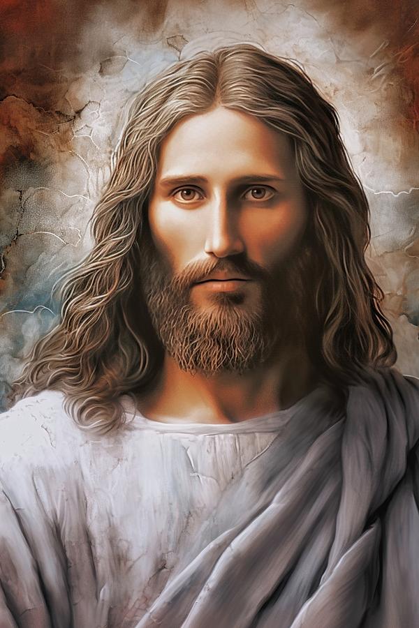 Serene Strength Eternity, Jesus Christ Digital Art, R23 Digital Art by ...