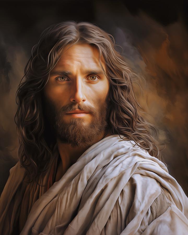 Serene Strength Grace, Jesus Christ Digital Art, L45 Digital Art by ...