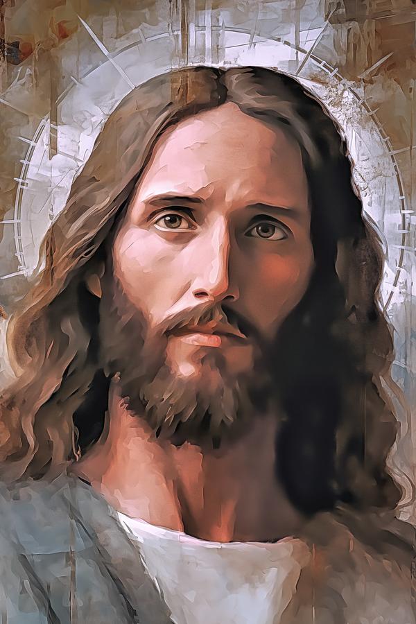 Serene Strength Humility, Jesus Christ Digital Art, L23 Digital Art by ...