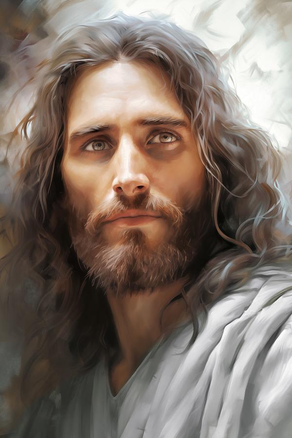 Serene Strength Joy, Jesus Christ Digital Art, R23 Digital Art by ...