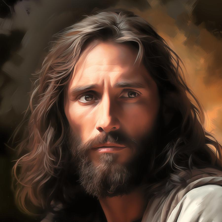 Serene Strength Solace, Jesus Christ Digital Art, R11 Digital Art by ...