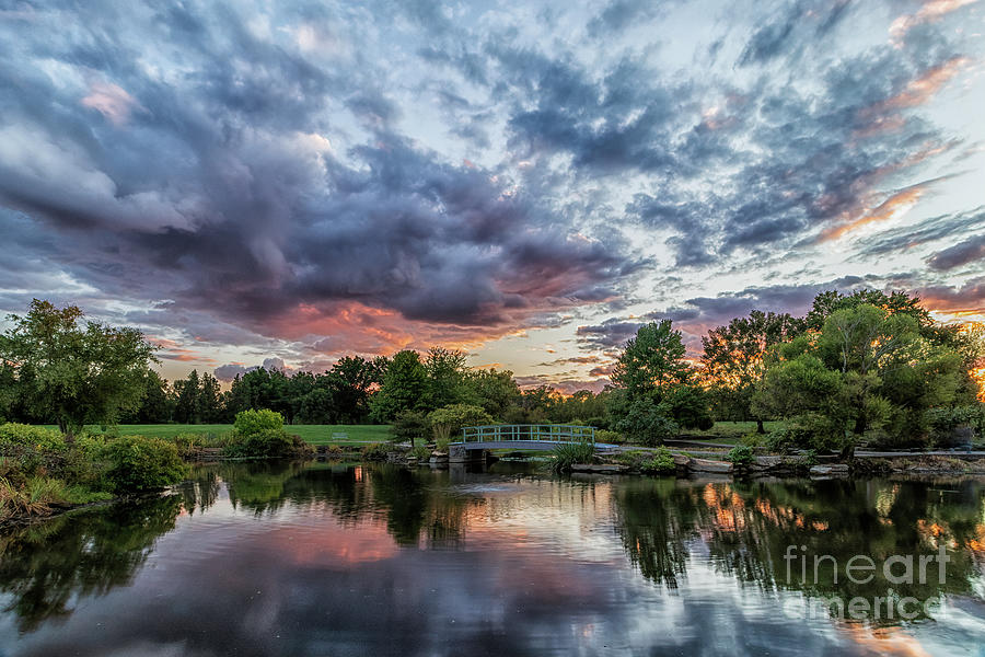 Serene Sunset Dayton Ohio Photograph by Teresa Jack - Fine Art America