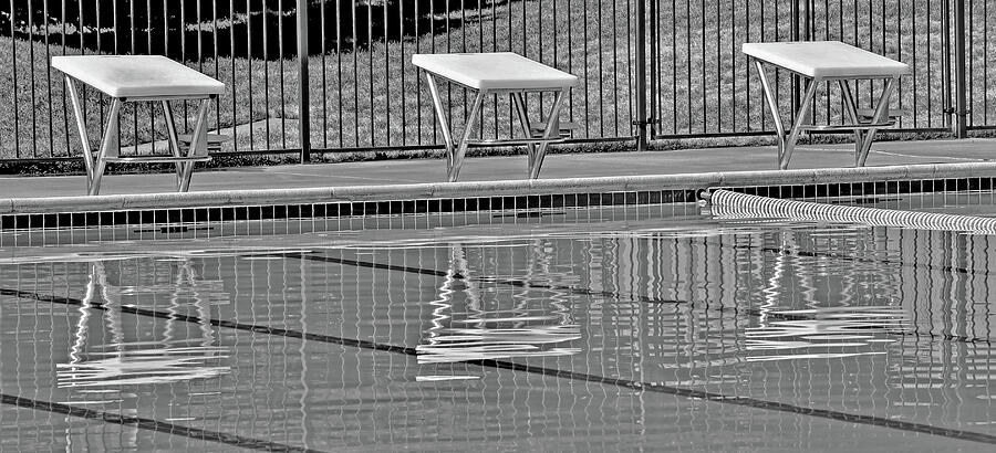 Serene swimming pool Photograph by Bob McDonnell