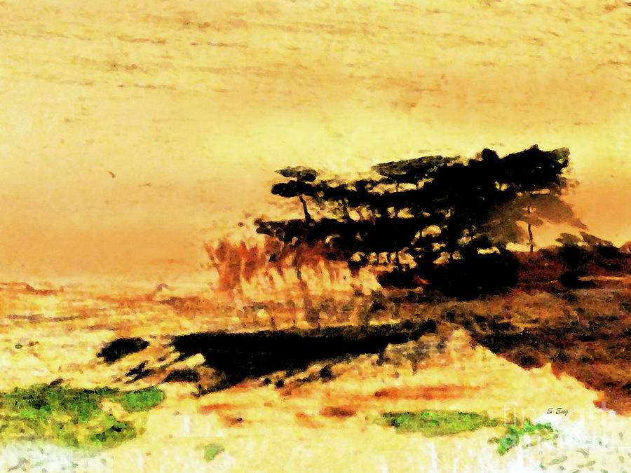 Serengeti Plains Painting by Sharon Williams Eng