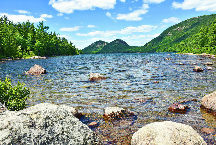 Serenity at Jordan Pond Photograph by Jennie Hodges - Pixels