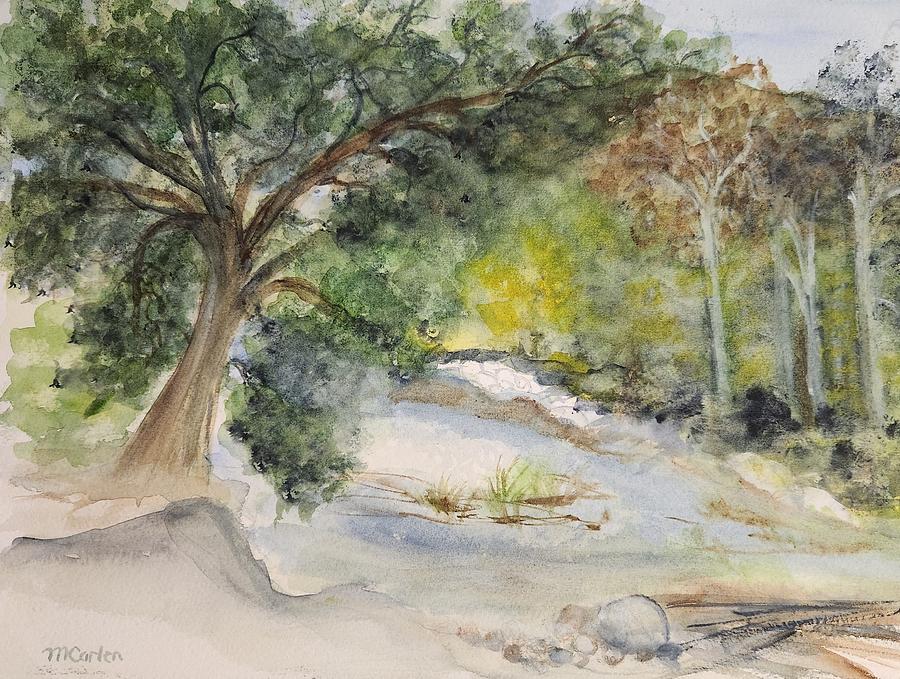 Serenity at Santa Paula Creek Painting by M Carlen