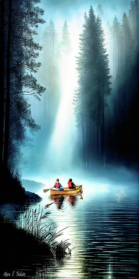 Serenity in the Mist Digital Art by Mark Tisdale