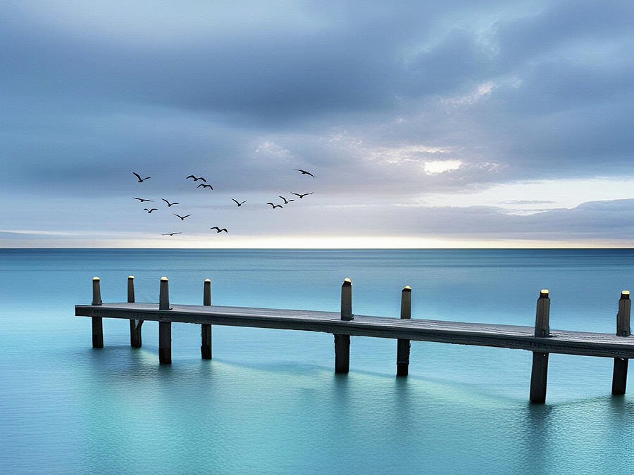 Serenity Pier Photograph by David Dehner