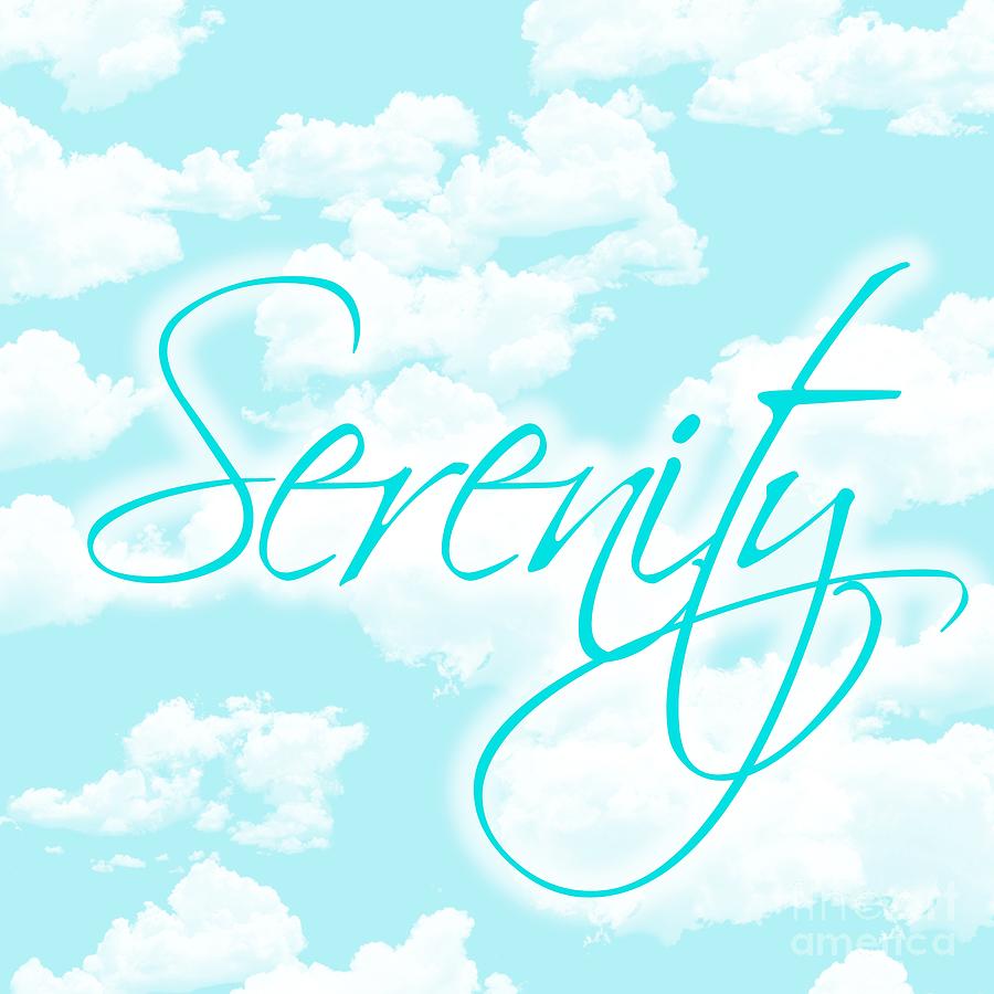 Serenity Digital Art by Rachel Hannah