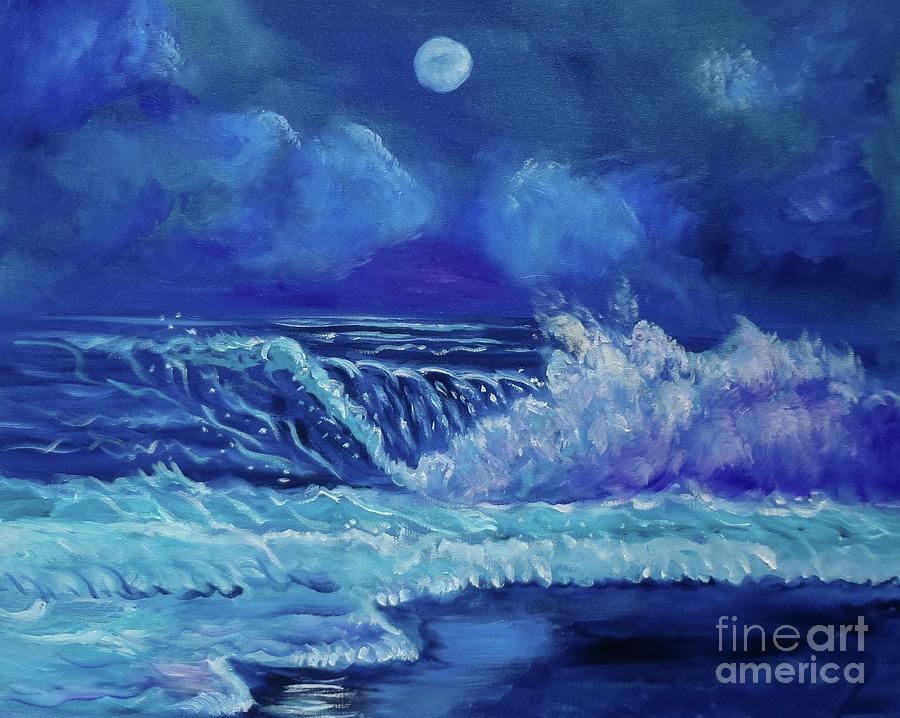 Serenity Seascape Painting by Jenny Lee