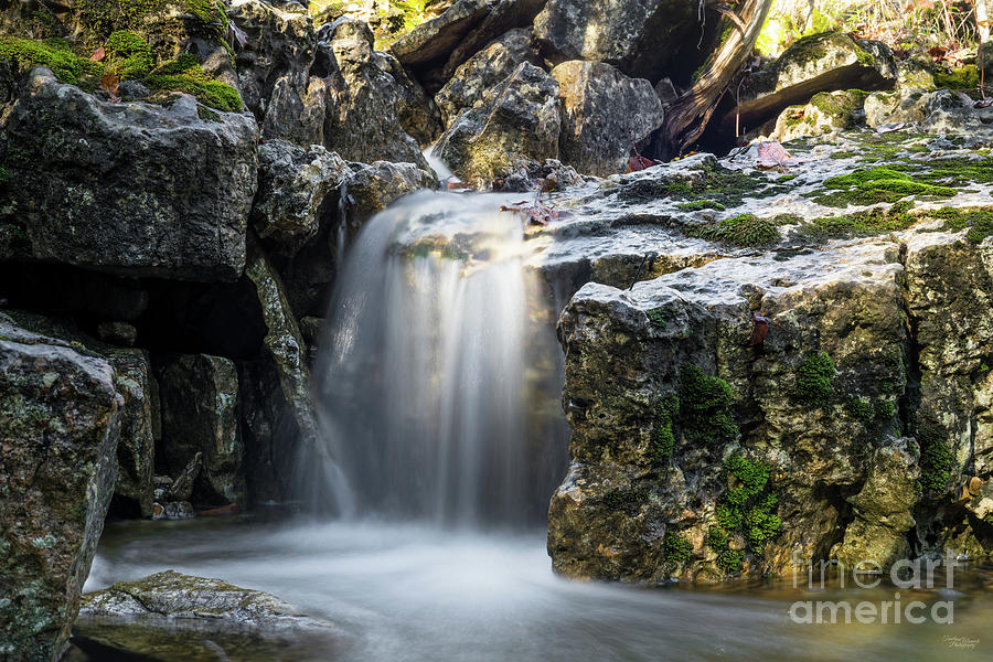 Serenity Spa Falls Photograph by Jennifer White