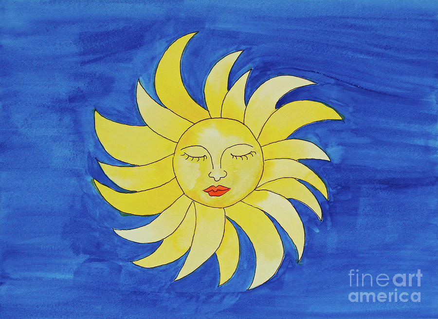 Serenity Sun Painting by Norma Appleton