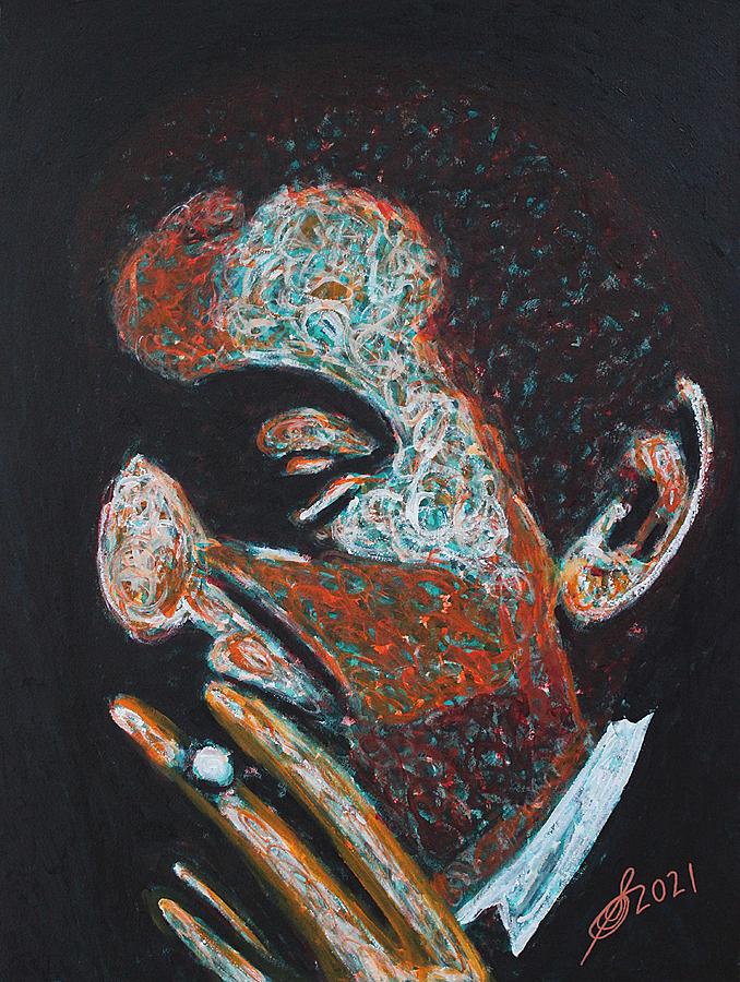 Serge Gainsbourg Original Painting Painting
