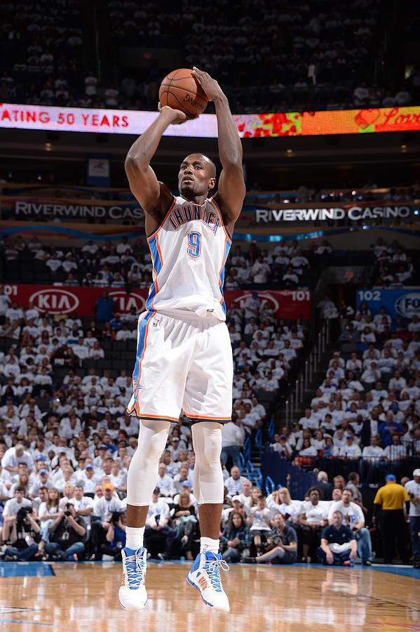 Serge Ibaka Photograph by Andrew D. Bernstein Serge Ibaka Photograph by Andrew D. Bernstein