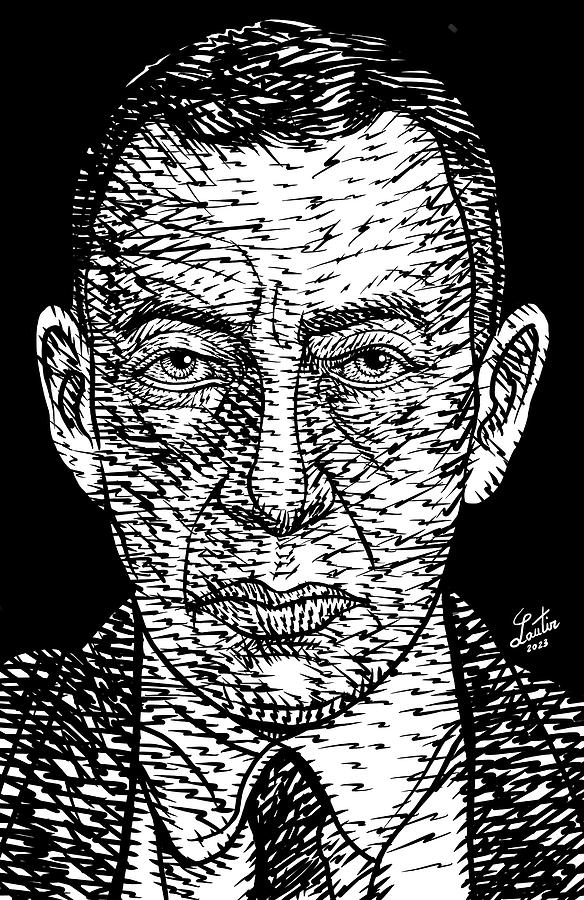 SERGEI RACHMANINOFF ink portrait Drawing by Fabrizio Cassetta - Fine ...