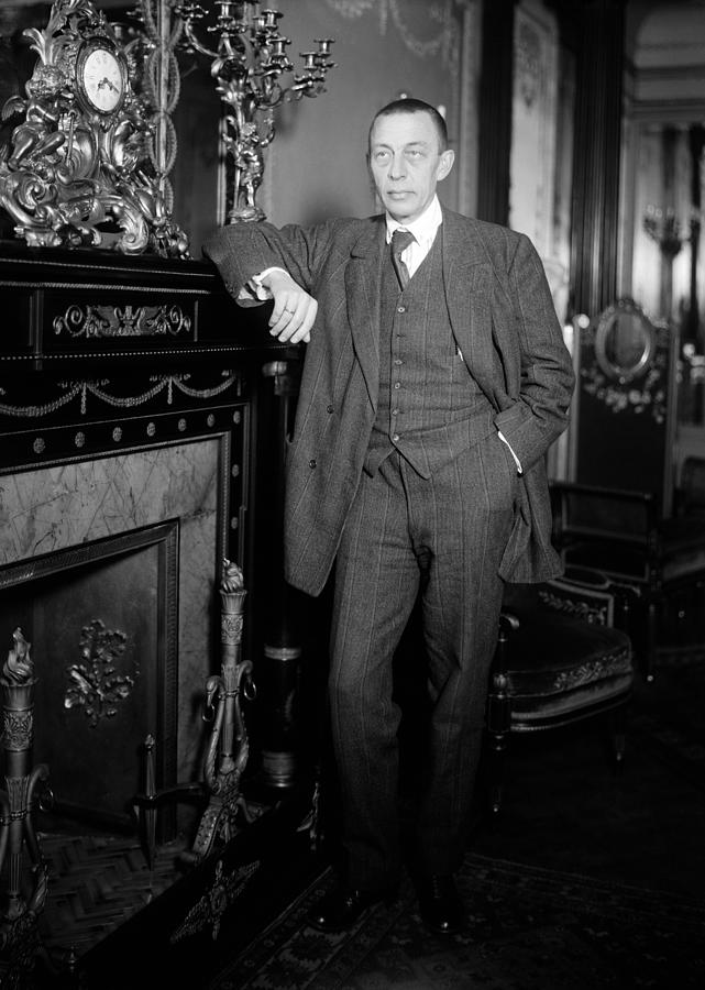 Sergei Rachmaninoff Portrait - Circa 1915 Photograph by War Is Hell Store