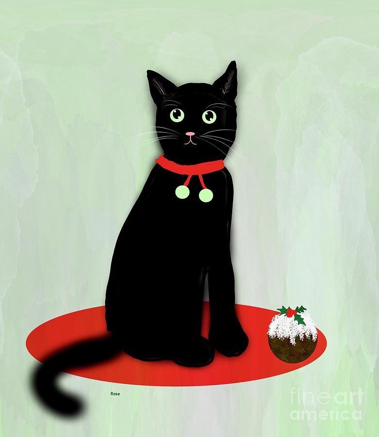 Seriously my Christmas present is a pudding  Digital Art by Elaine Hayward