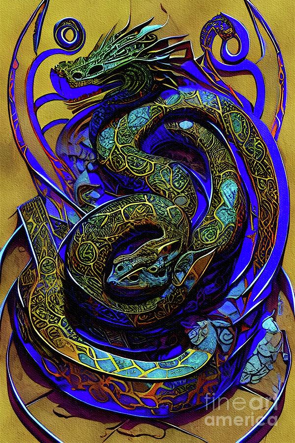 Serpent Symbolism Painting by Pierre Blanchard - Fine Art America