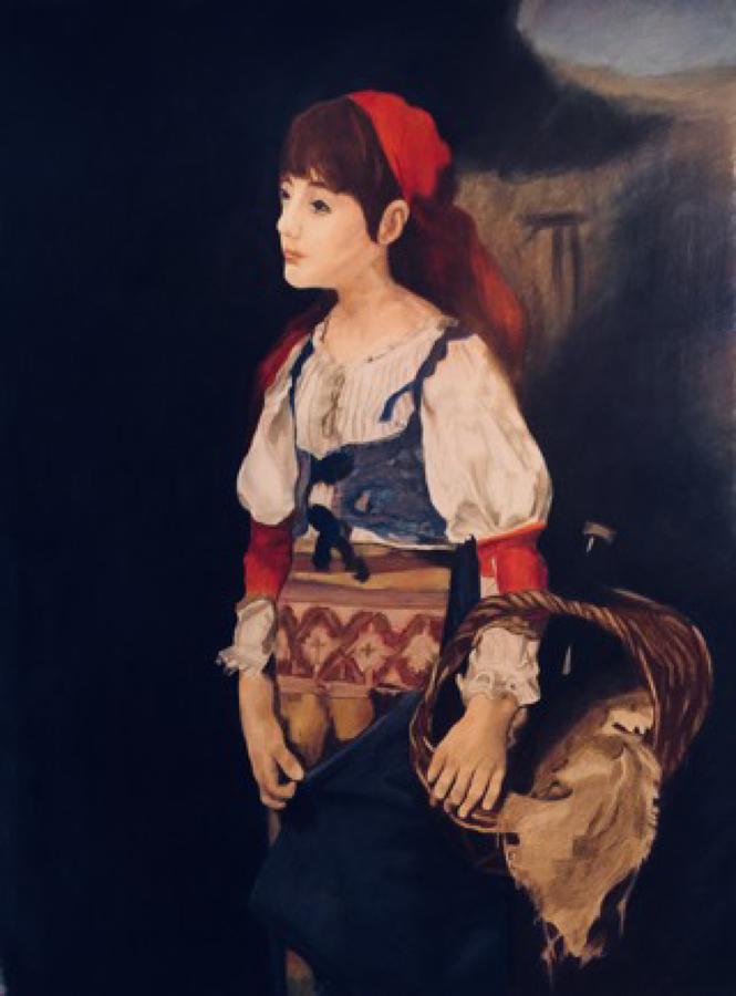 Servant Girl Painting by Forrest Fortier