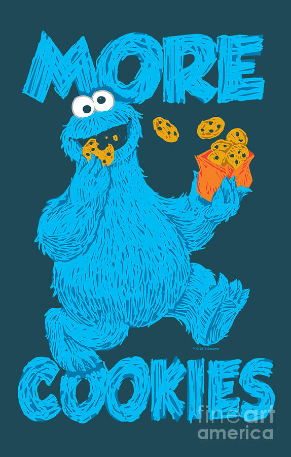 Sesame Street Show More Cookies Digital Art by Savannah Ivarsson - Fine ...