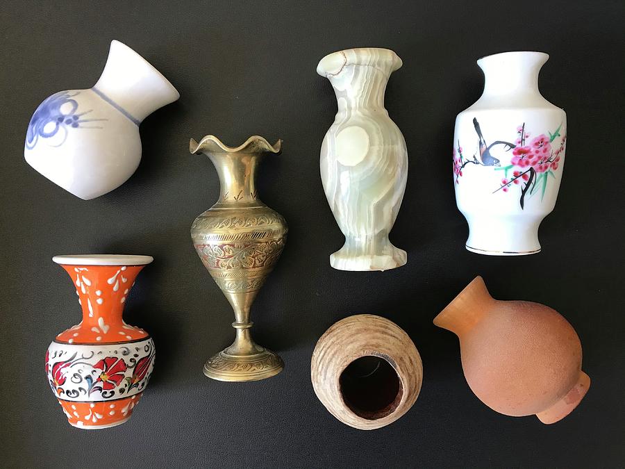 Set of Seven Vases Photograph by Jan Dolezal